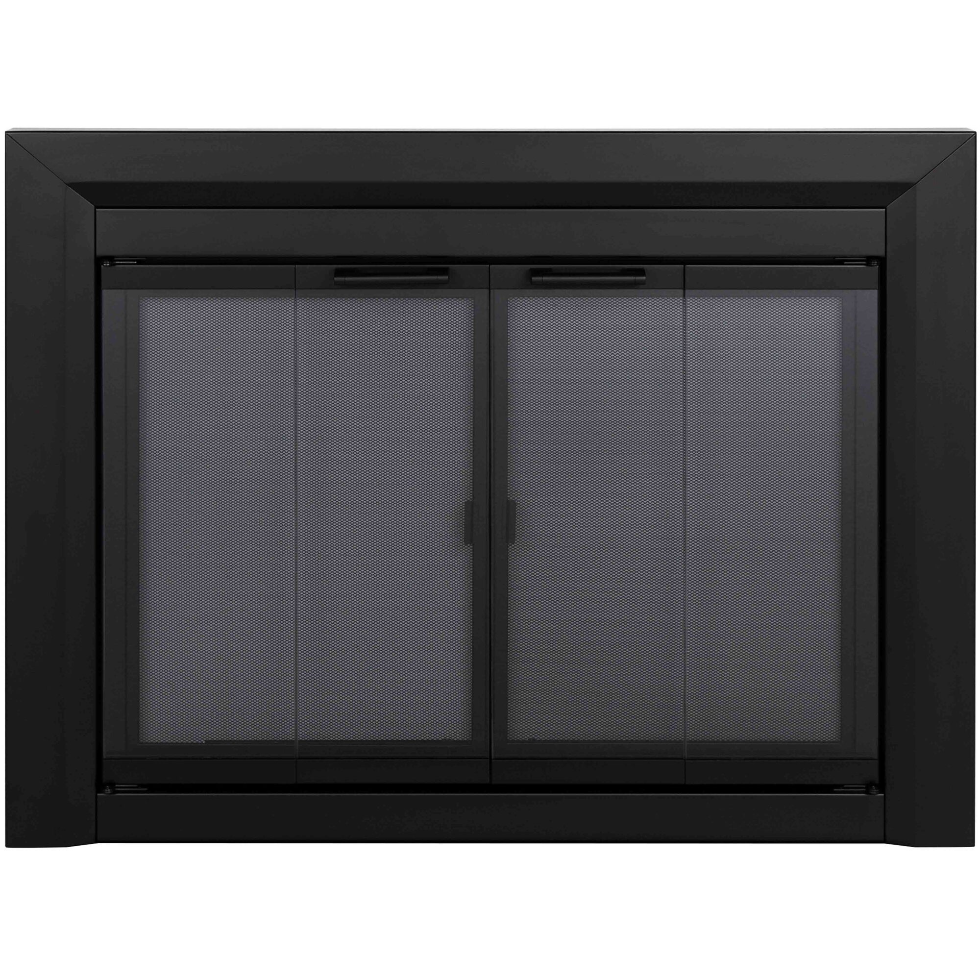 Pleasant Hearth Clairmont Fireplace Glass Door, For Masonry Fireplaces, Small, Black, Model# CM-3010